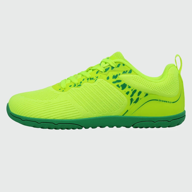 Gliss II Pro - green wide toe box barefoot shoes for women shown from the side