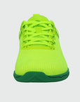 Gliss II Pro - green wide toe box barefoot shoes for women shown from the front