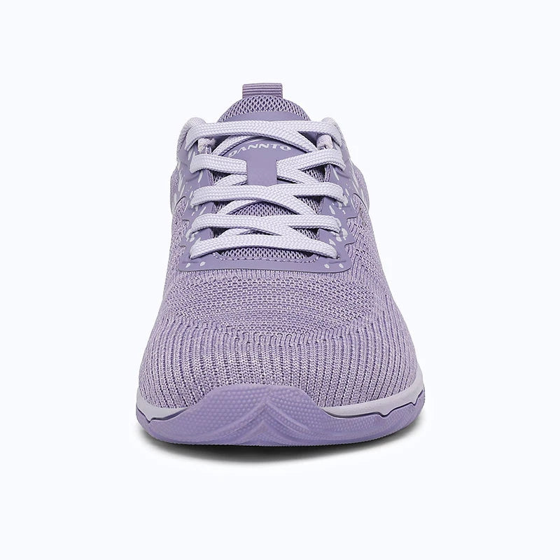 Gliss II Pro - purple wide toe box barefoot shoes for women shown from the front