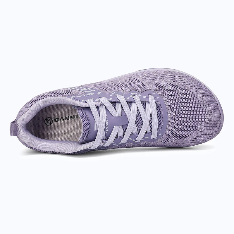Gliss II Pro - purple wide toe box barefoot shoes for women shown from the top
