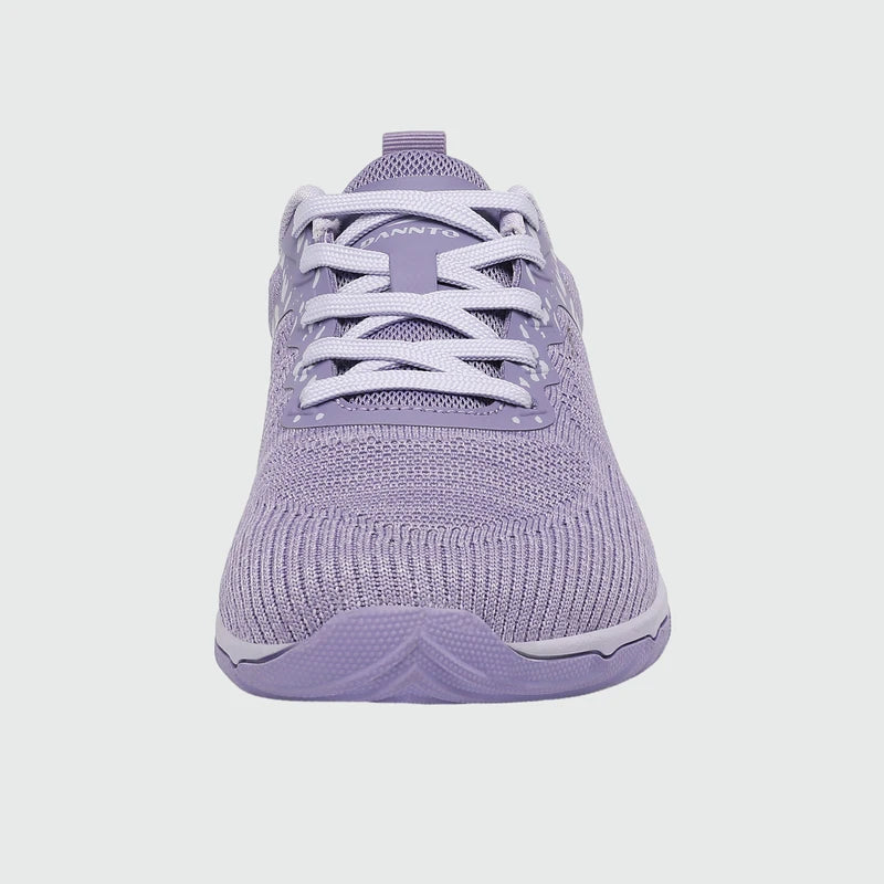 Gliss II Pro - purple wide toe box barefoot shoes for women shown from the front