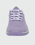 Gliss II Pro - purple wide toe box barefoot shoes for women shown from the front