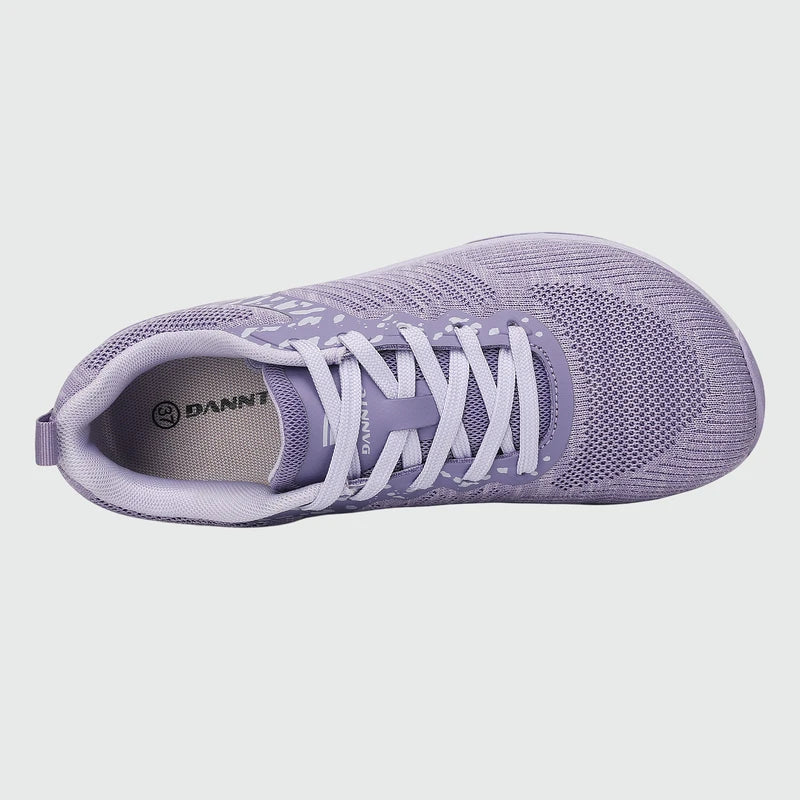 Gliss II Pro - purple wide toe box barefoot shoes for women shown from the top