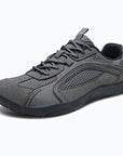 Dannto Aero N1 - 3E Wide Mesh Barefoot Shoes dark gray shown from a three-quarter view