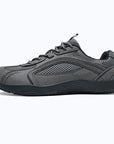 Dannto Aero N1 - 3E Wide Mesh Barefoot Shoes dark gray shown from a side view