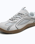 Dannto Aero N1 - 3E Wide Mesh Barefoot Shoes white shown from a three-quarter view