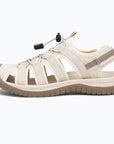 Dannto Trailport N3 - Women's hiking beige sandals shown from the side