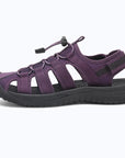 Dannto Trailport N3 - Women's hiking purple sandals shown from the side