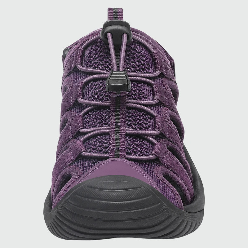 Dannto Trailport N3 - Women's hiking purple sandals shown from the front