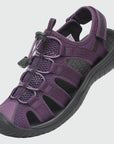 Dannto Trailport N3 - Women's hiking purple sandals shown from a three-quarter view