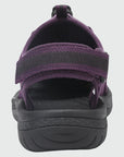 Dannto Trailport N3 - Women's hiking purple sandals shown from the back